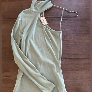 One Shoulder Turtleneck
